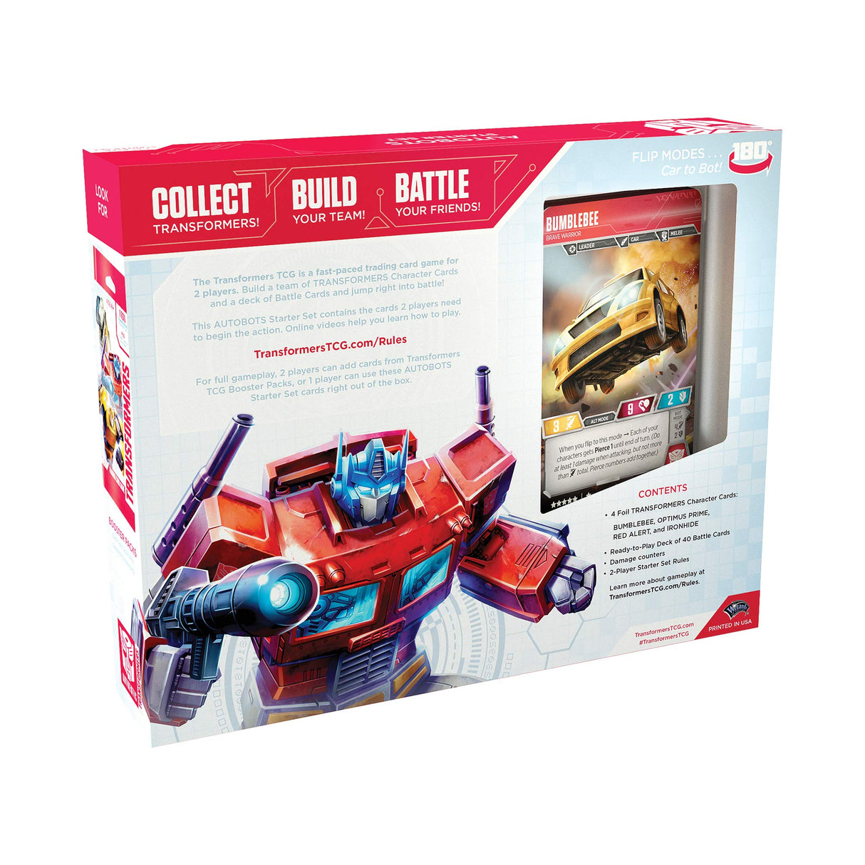 Transformers Autobots Starter Set Trading Card Game Box