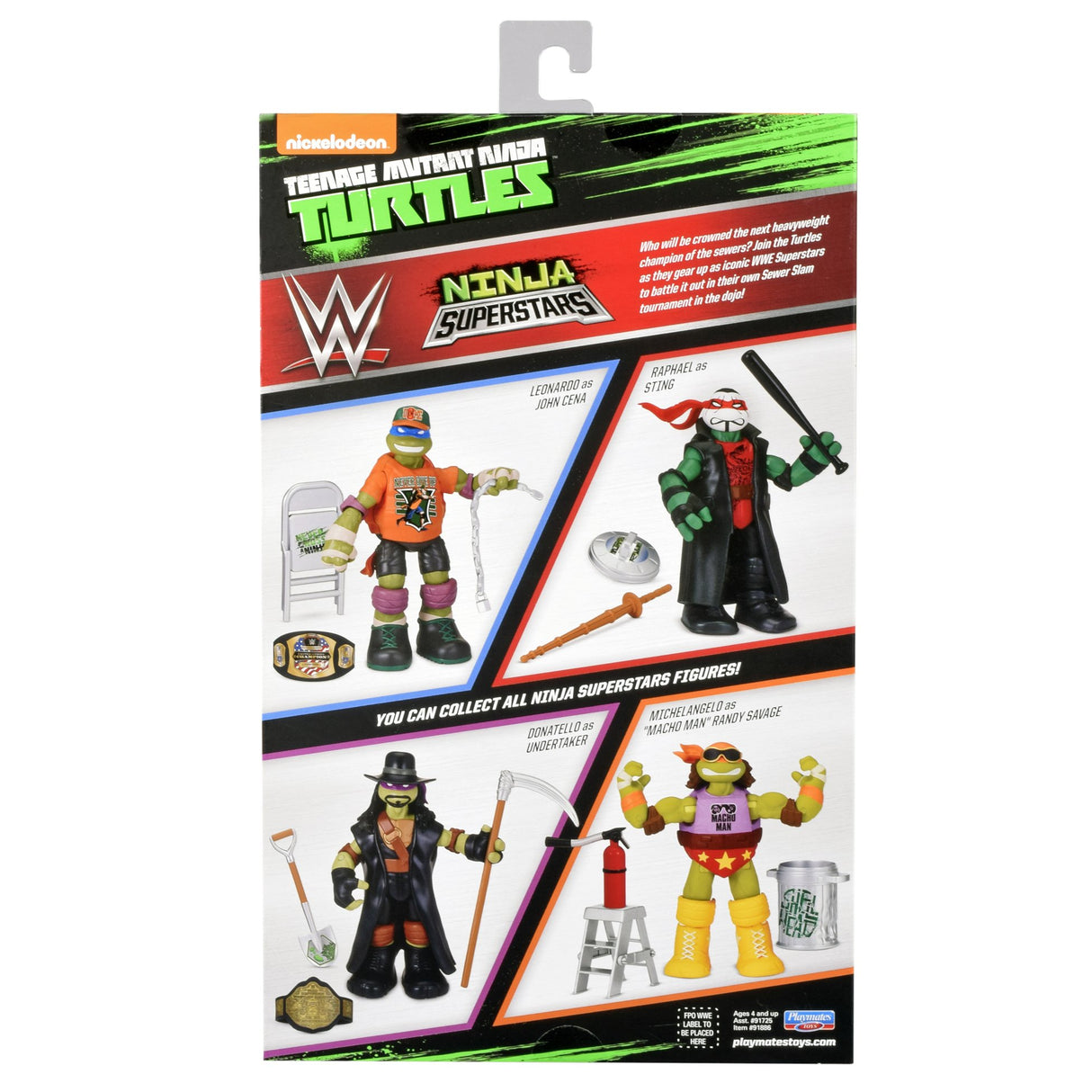 Teenage Mutant Ninja Turtles Ninja Super Stars Raphael as Sting Figure