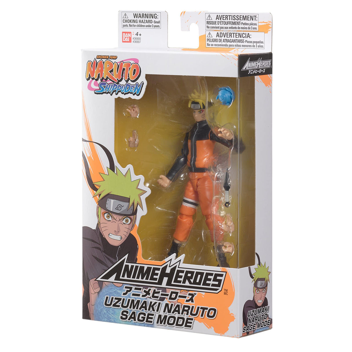 Naruto Shippuden Anime Heroes Uzumaki Naruto Action Figure