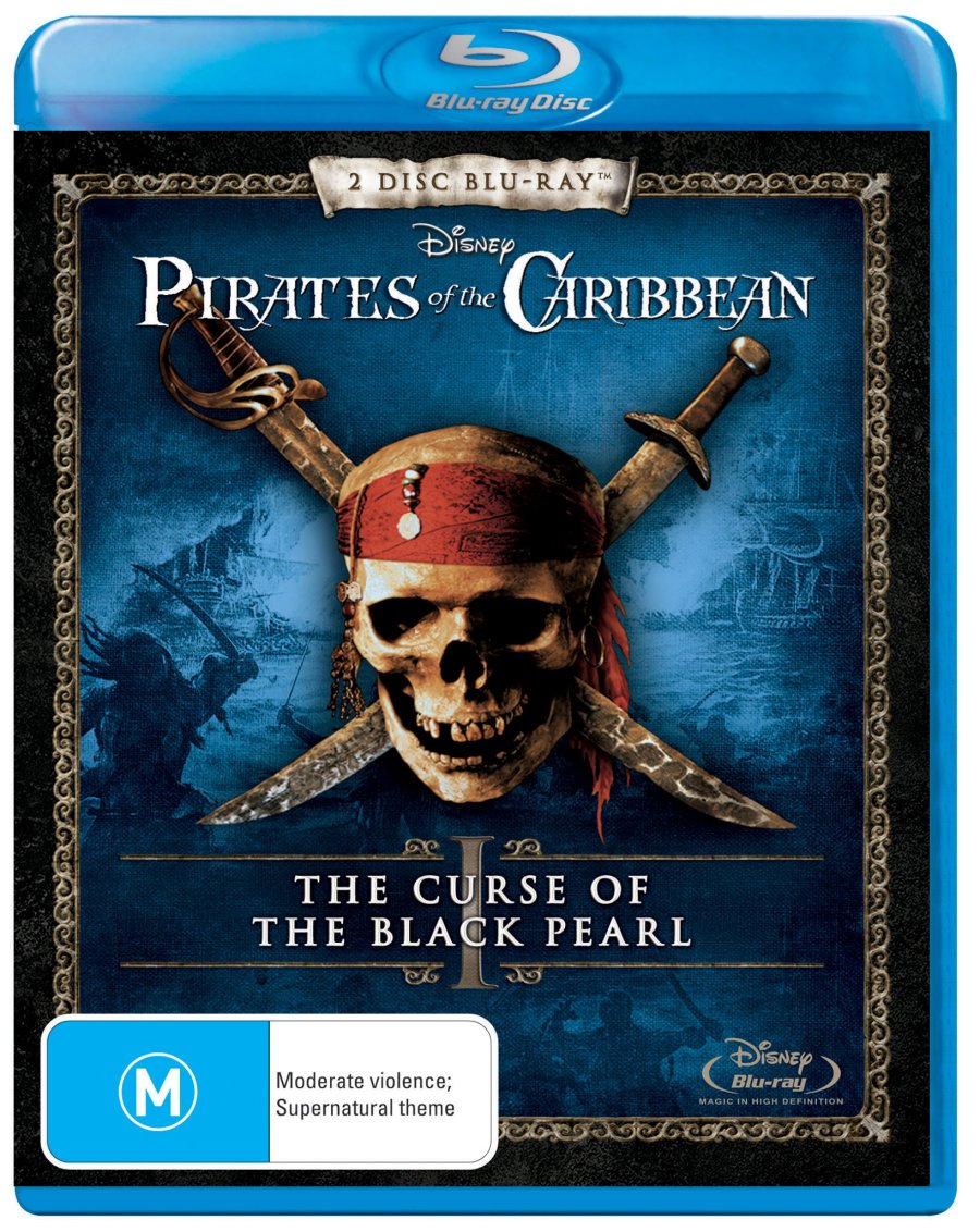 Pirates Of The Caribbean I The Curse Of The Black Pearl Blu-ray DVD New Sealed