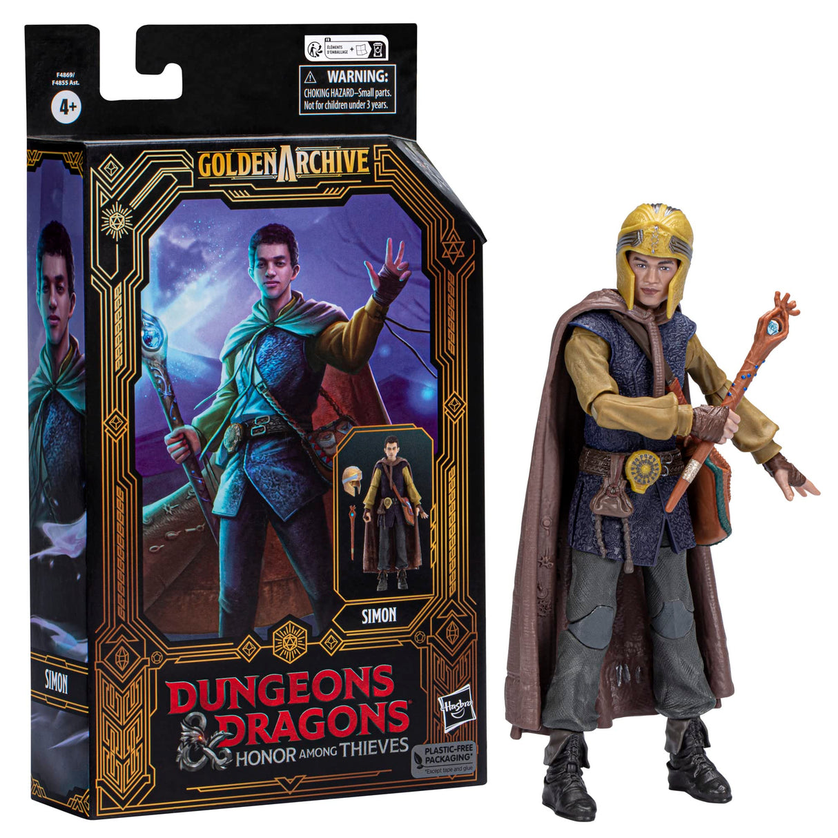 Dungeons and Dragons Honor Among Thieves Golden Archive Simon Action Figure