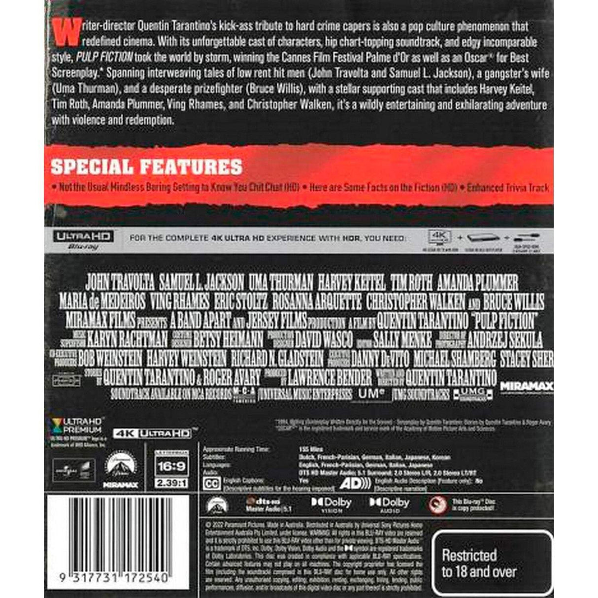 Pulp Fiction 4k Ultra HD