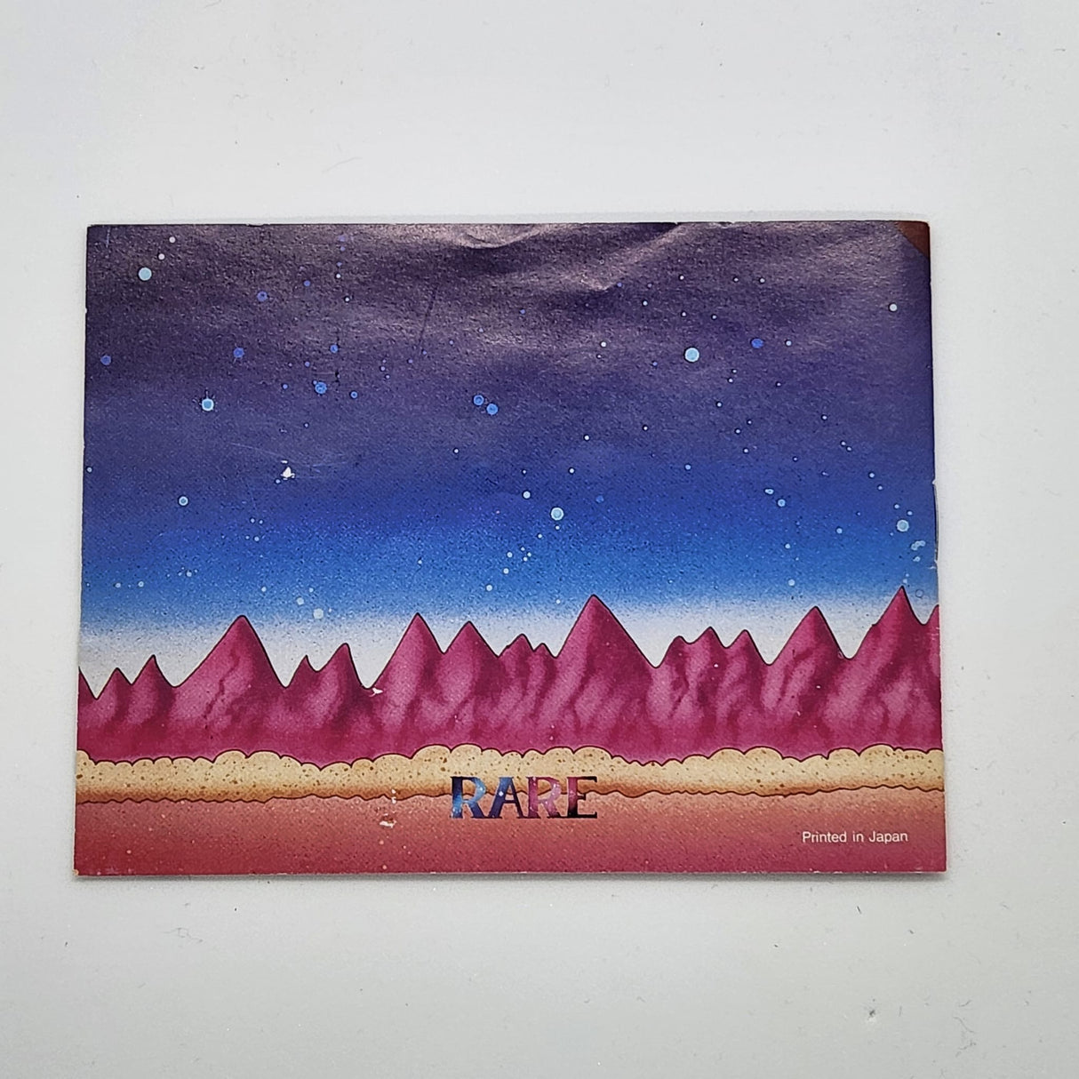 Battletoads Instruction Manual Nintendo Entertainment System NES PAL