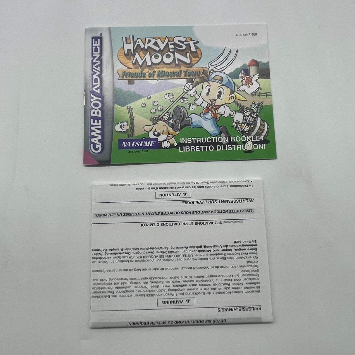 Harvest Moon Friends of Mineral Town Nintendo Gameboy Advance GBA Game Boxed Complete PAL