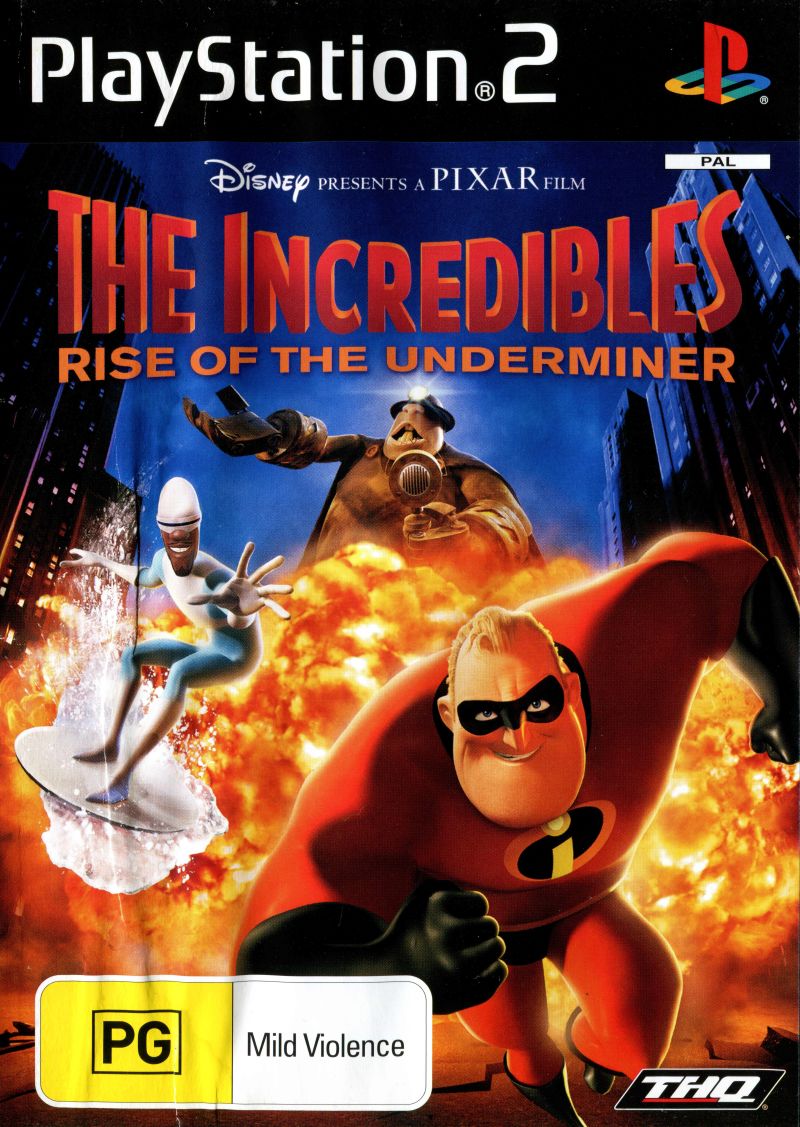The Incredibles: Rise of the Underminer Playstation 2 PS2 Game PAL