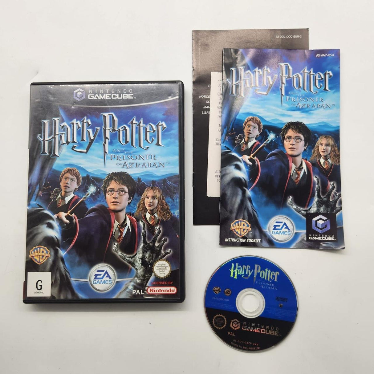 Harry Potter And The Prisoner Of Azkaban Nintendo Gamecube Game + Manual PAL