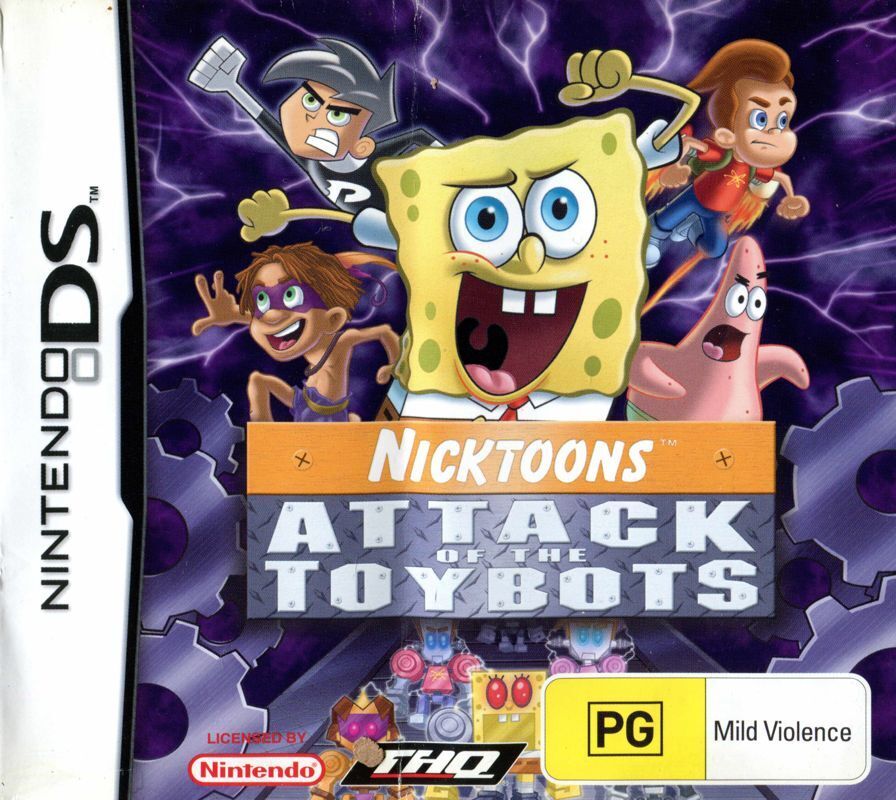 Nicktoons: Attack of the Toybots Nintendo DS NDS Game PAL