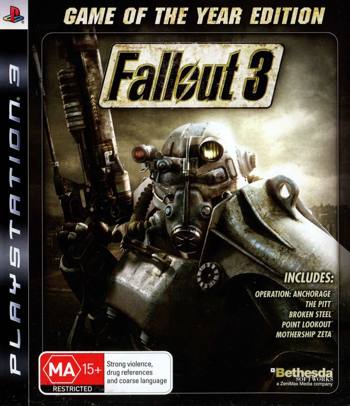 Fallout 3: Game of the Year Edition Playstation 3 PS3 Game PAL