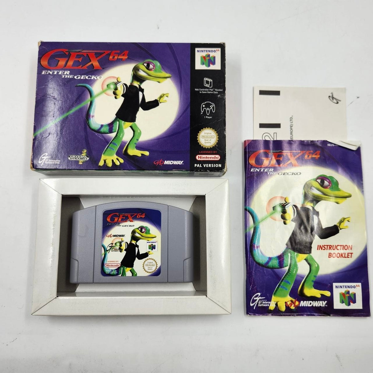 Gex Enter The Gecko 64 Nintendo 64 N64 Game Boxed Complete PAL