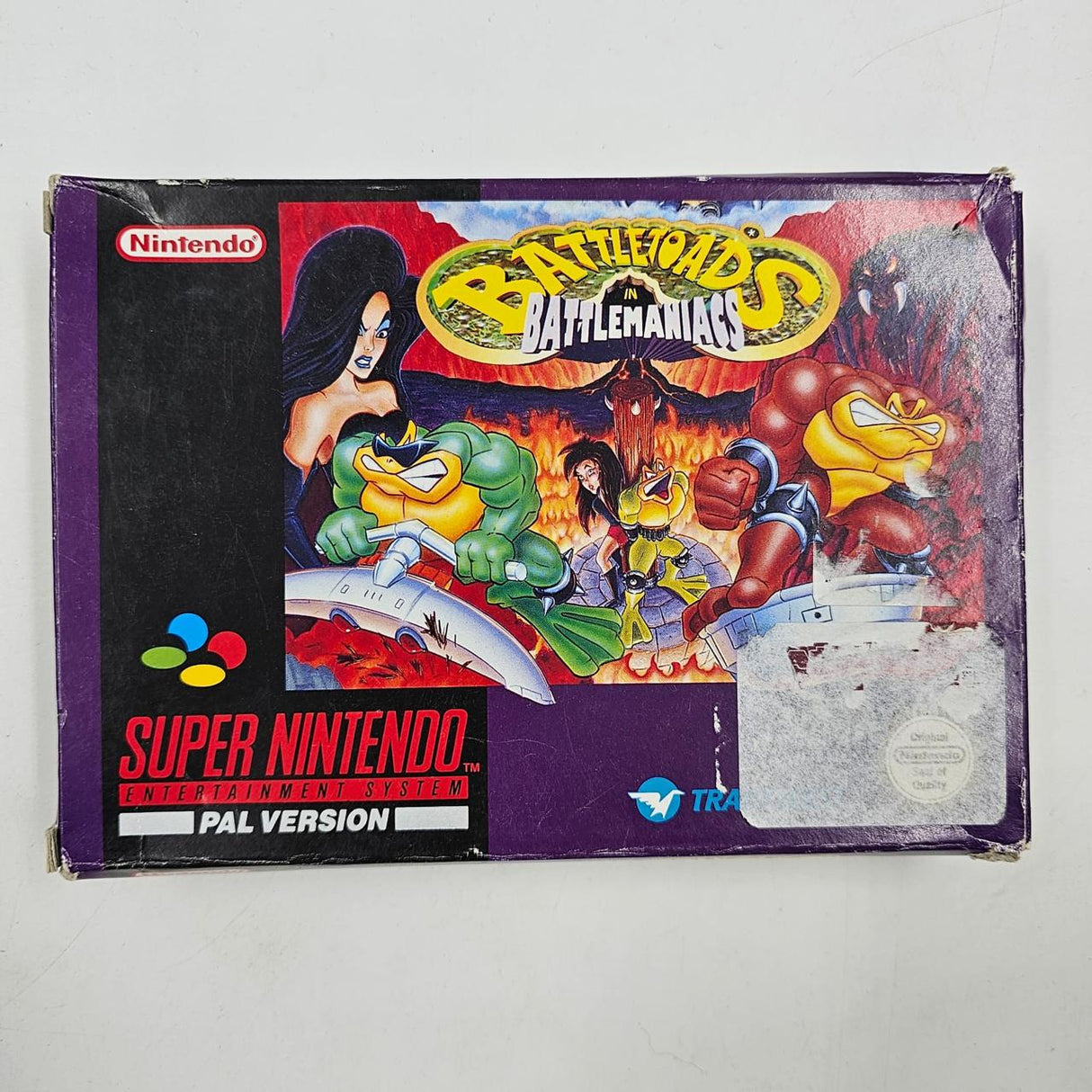Battletoads in Battlemaniacs Super Nintendo SNES Game Boxed Complete PAL