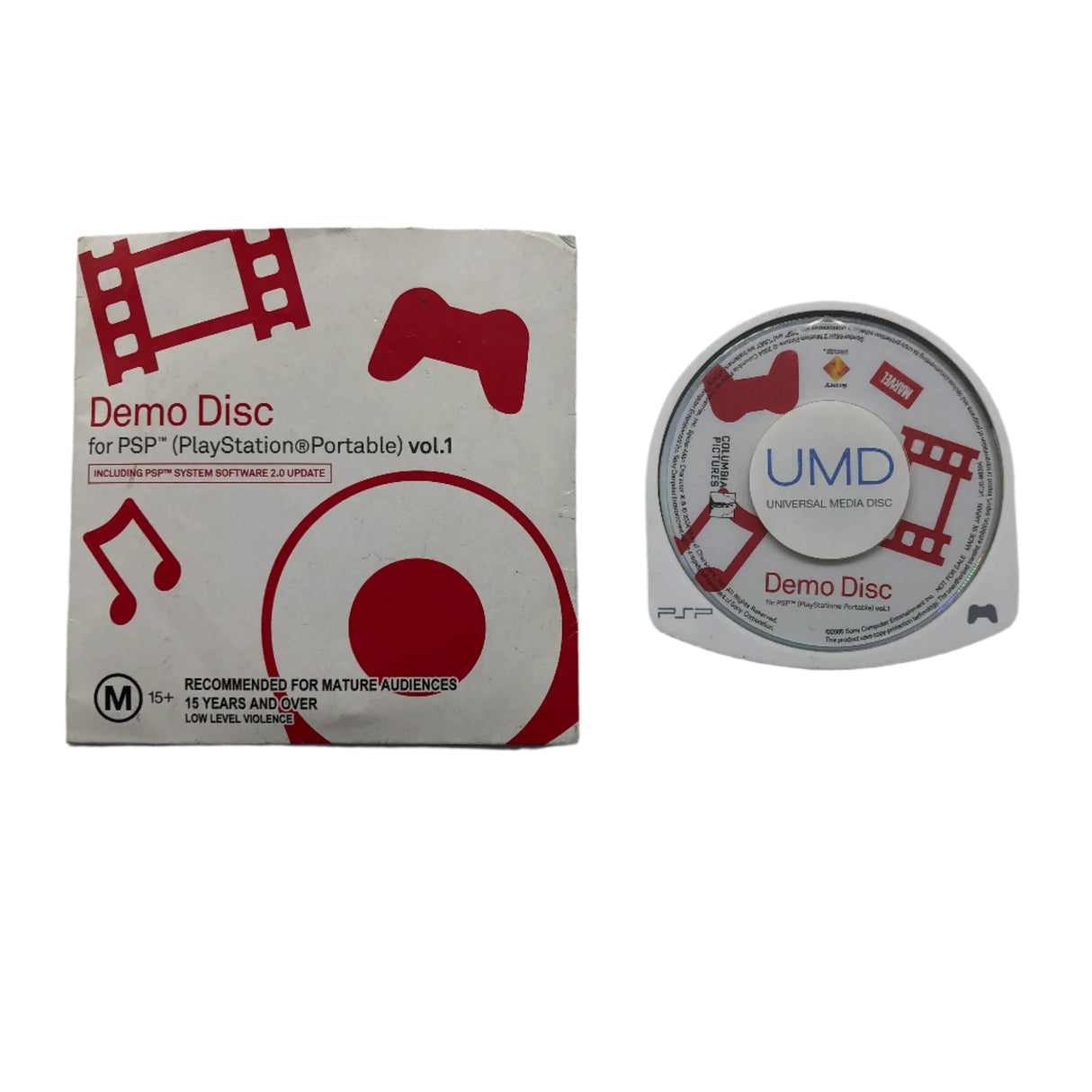 Marvel Demo Disc PSP Playstation Portable Game 25AU4