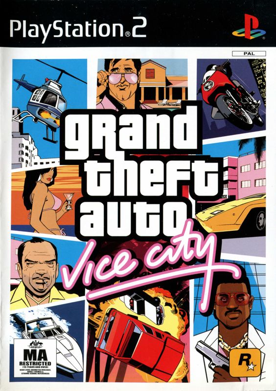 Grand Theft Auto: Vice City Playstation 2 PS2 Game PAL