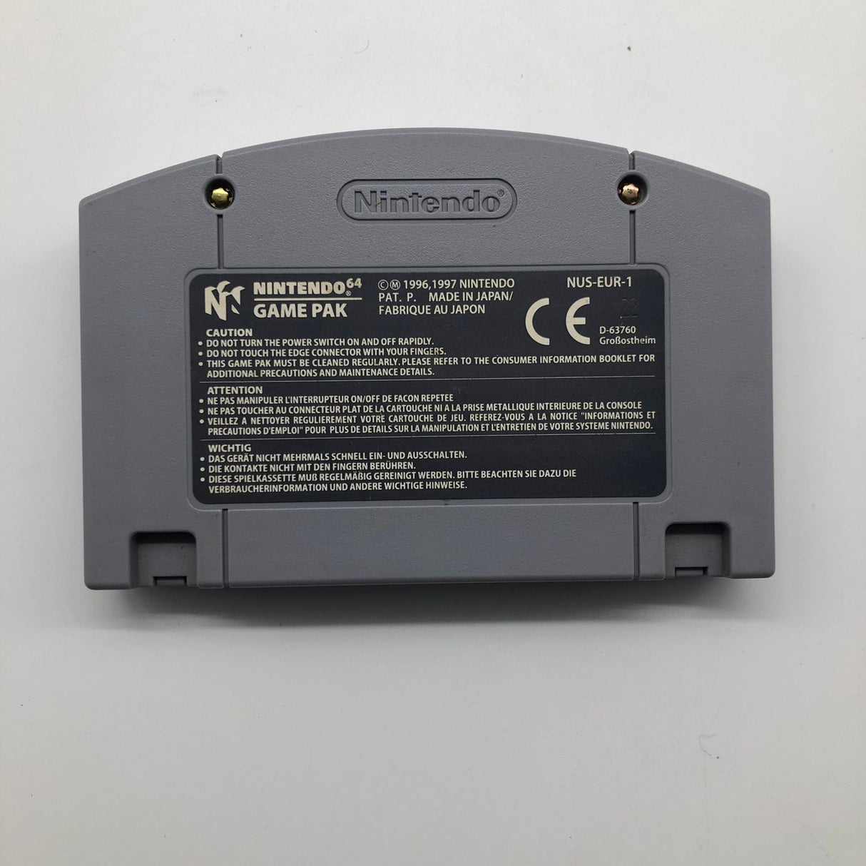 Banjo-Kazooie Nintendo 64 N64 Game Cartridge PAL