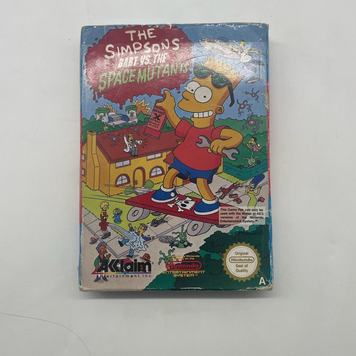 Nintendo The Simpsons Bart Vs. The Space Mutants Nintendo Entertainment System NES Game Boxed Complete PAL