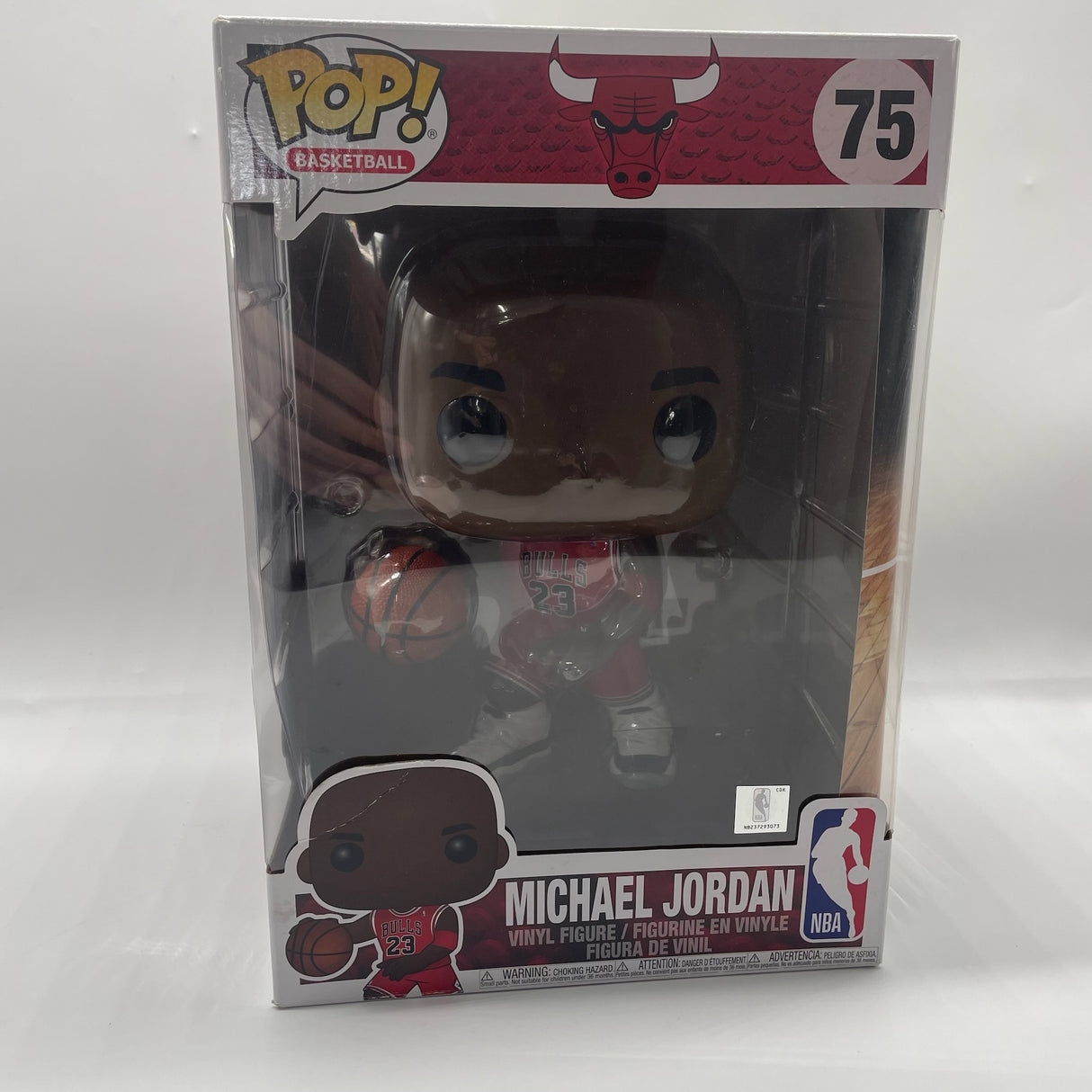 NBA Michael Jordan #75 Funko Pop Vinyl Figure 10 inch