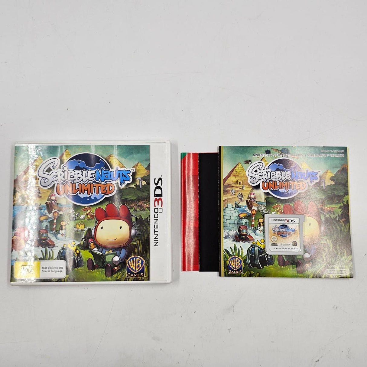 Scribblenauts Unlimited Nintendo 3DS Game + Manual PAL