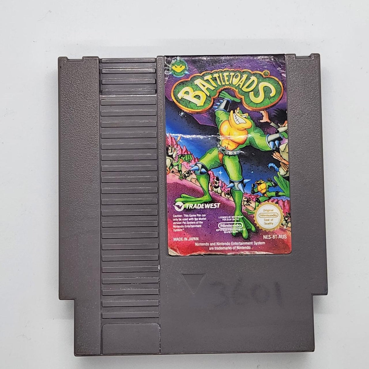 Battletoads Nintendo Entertainment System NES Game PAL