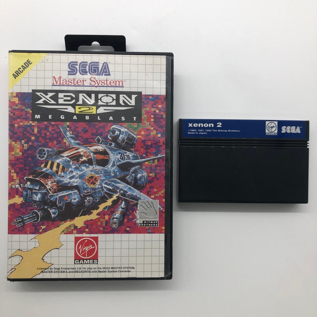 Xenon 2 Megablast Sega Master System Game PAL