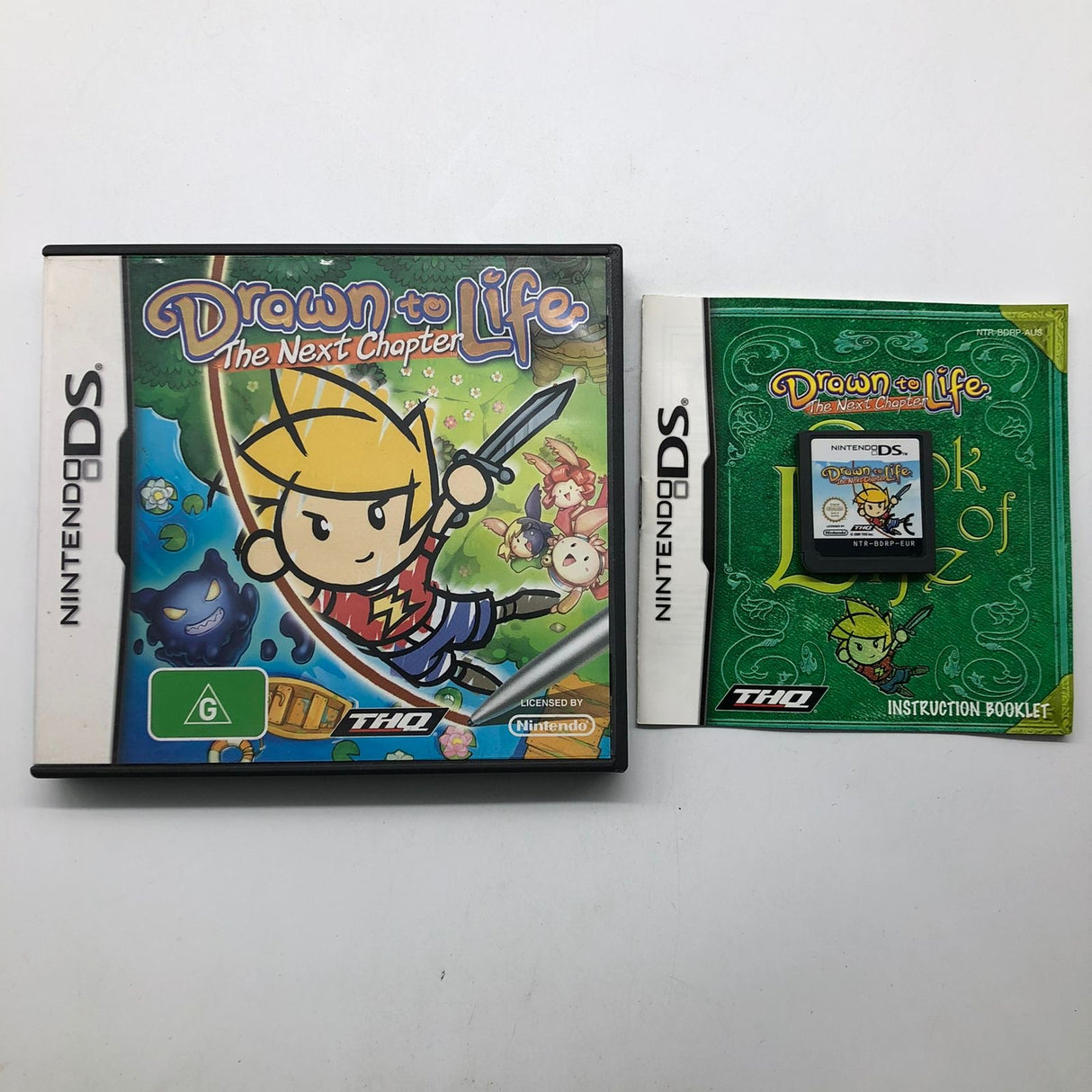 Drawn to Life The Next Chapter Nintendo DS Game + Manual 25AU4
