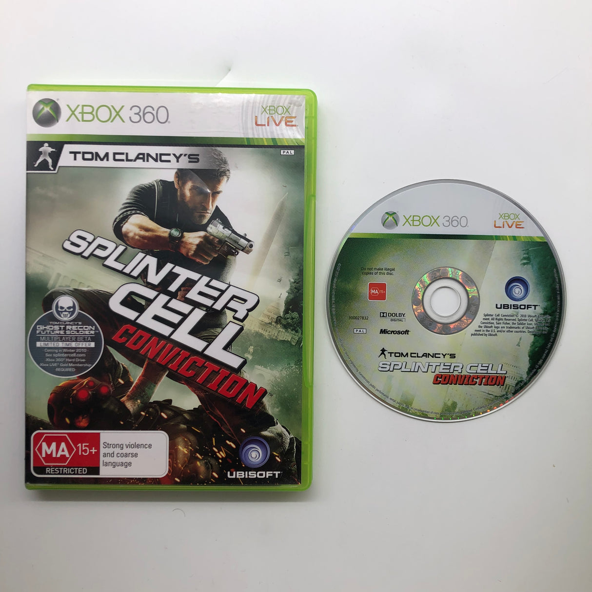 Tom Clancys Splinter Cell Conviction Xbox 360 Game PAL