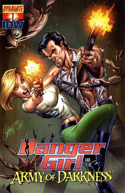 Danger Girl And The Army Of Darkness # 1 Dynamite / IDW Comic Book