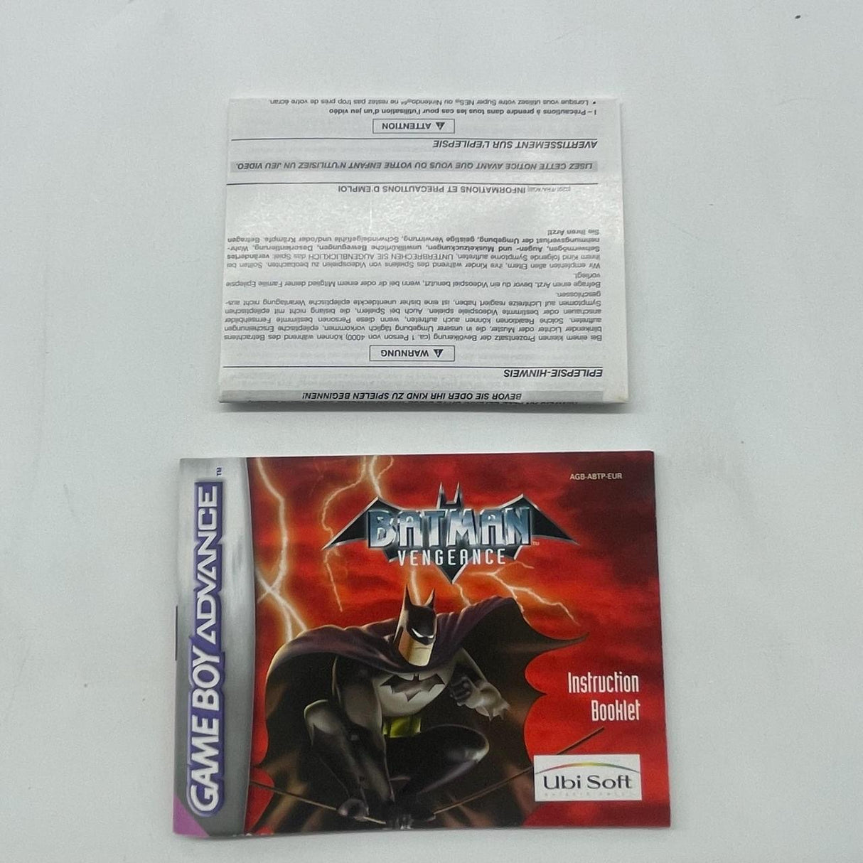 Batman Vengeance Nintendo Gameboy Advance GBA Game Boxed Complete PAL