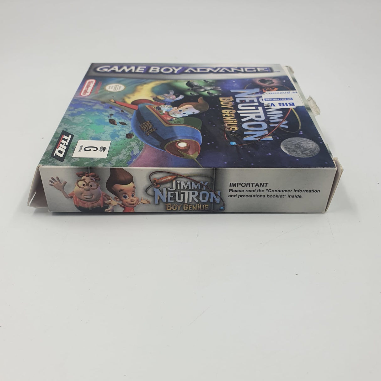 Jimmy Neutron Nintendo Gameboy Advance GBA Game Boxed Complete PAL