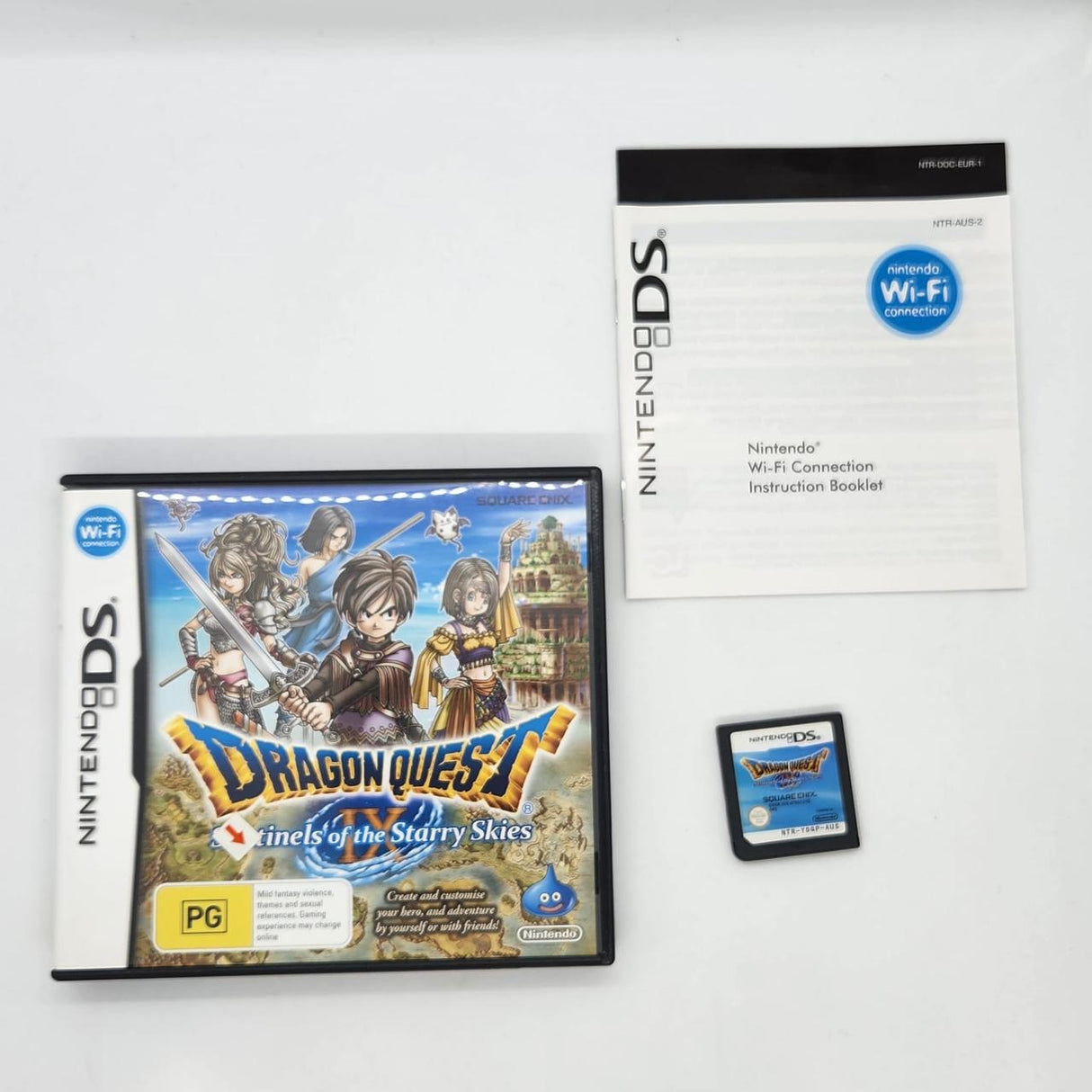 Dragon Quest IX Sentinels Of The Starry Skies Nintendo DS Game + Manual
