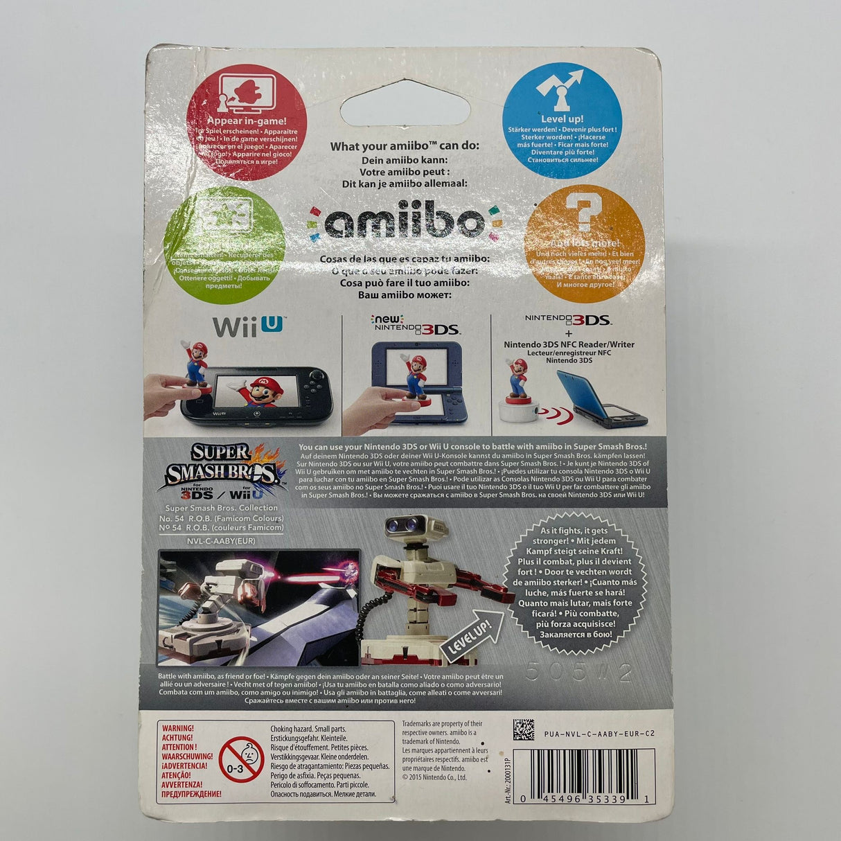 Super Smash Bros R.O.B No.54 Nintendo Amiibo