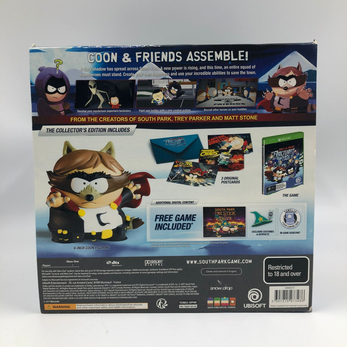 South Park The Fractured But Whole Xbox One Collector’s Edition No Game