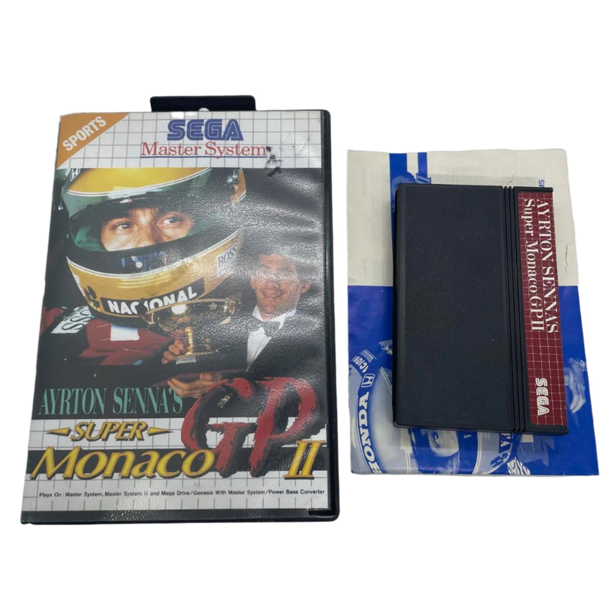 Ayrton Senna’s Super Monaco GP 2 Sega Master System + Manual PAL