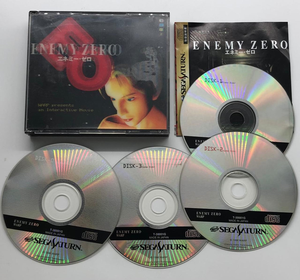 Enemy Zero Sega Saturn Game + Manual NTSC-J