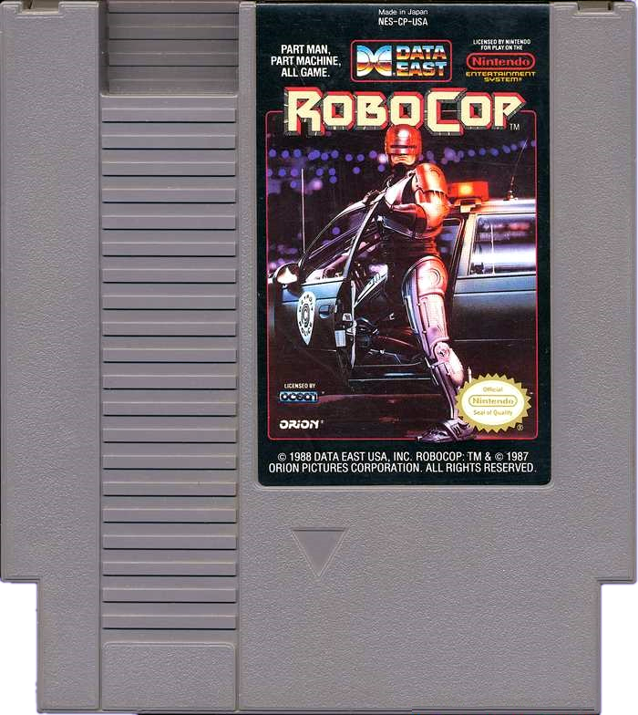 RoboCop Nintendo Entertainment System NES Game Cartridge PAL