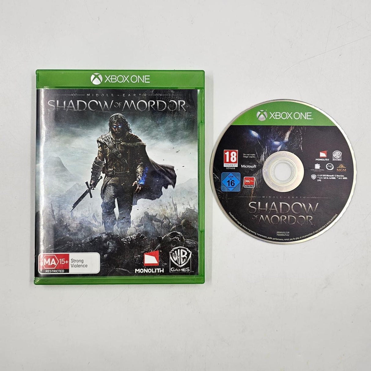 Shadow of Mordor Xbox one Game PAL