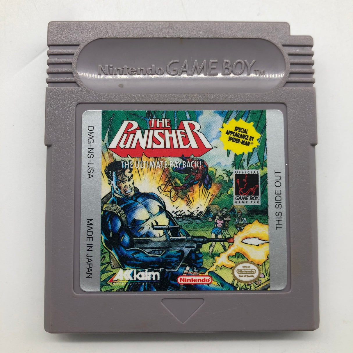 The Punisher The Ultimate Payback Nintendo Gameboy Original Game Cartridge