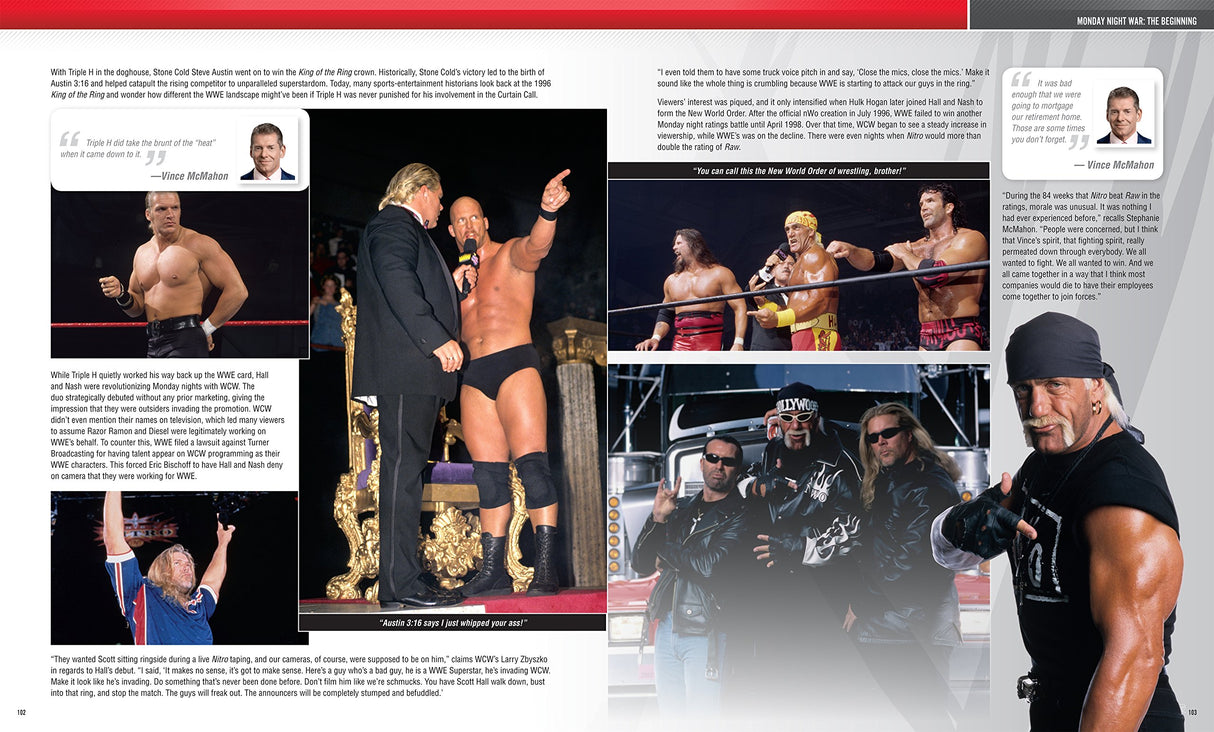 Wwe: 50 Hardcover Book