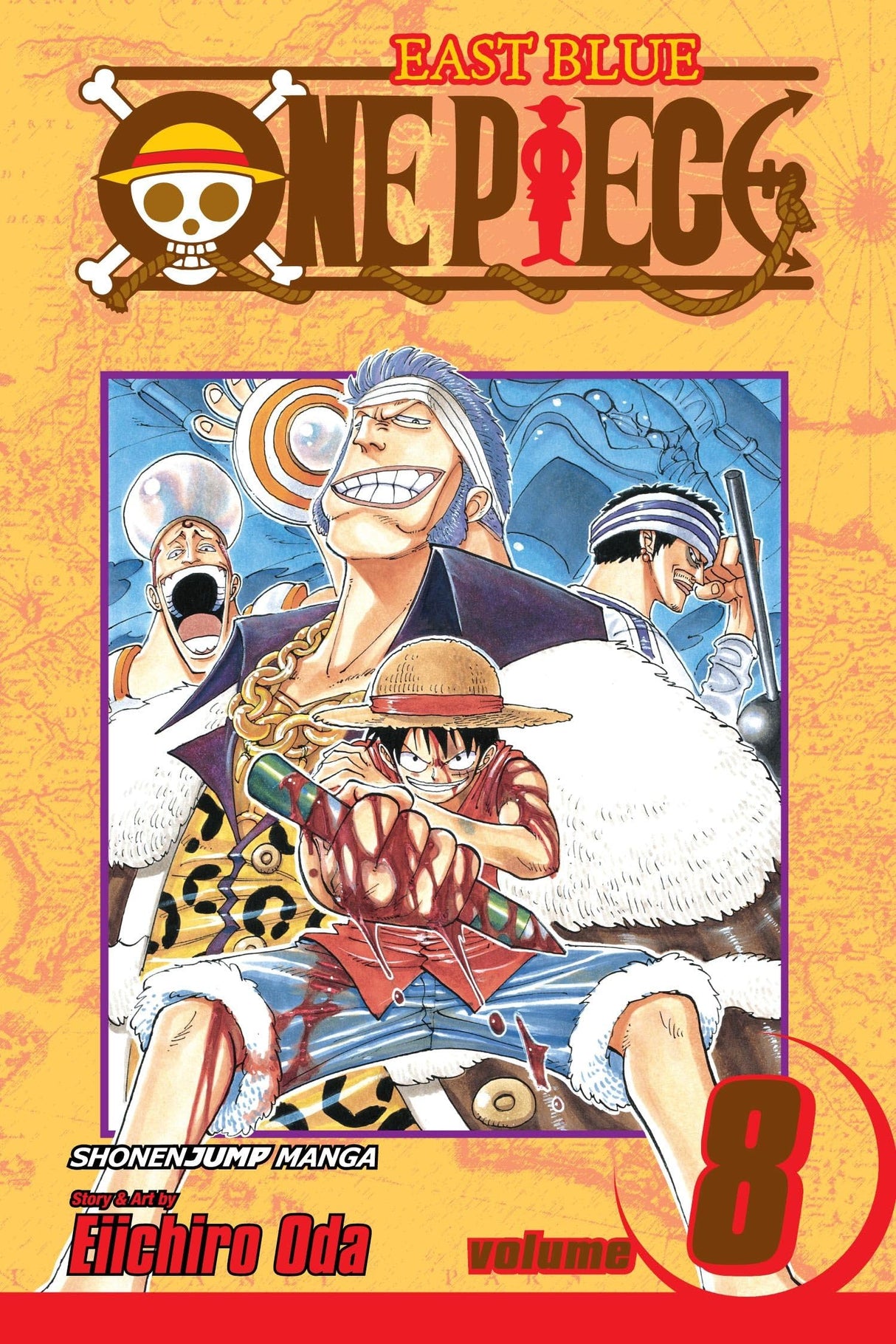 One Piece Vol. 8 I Won't Die Paperback Book