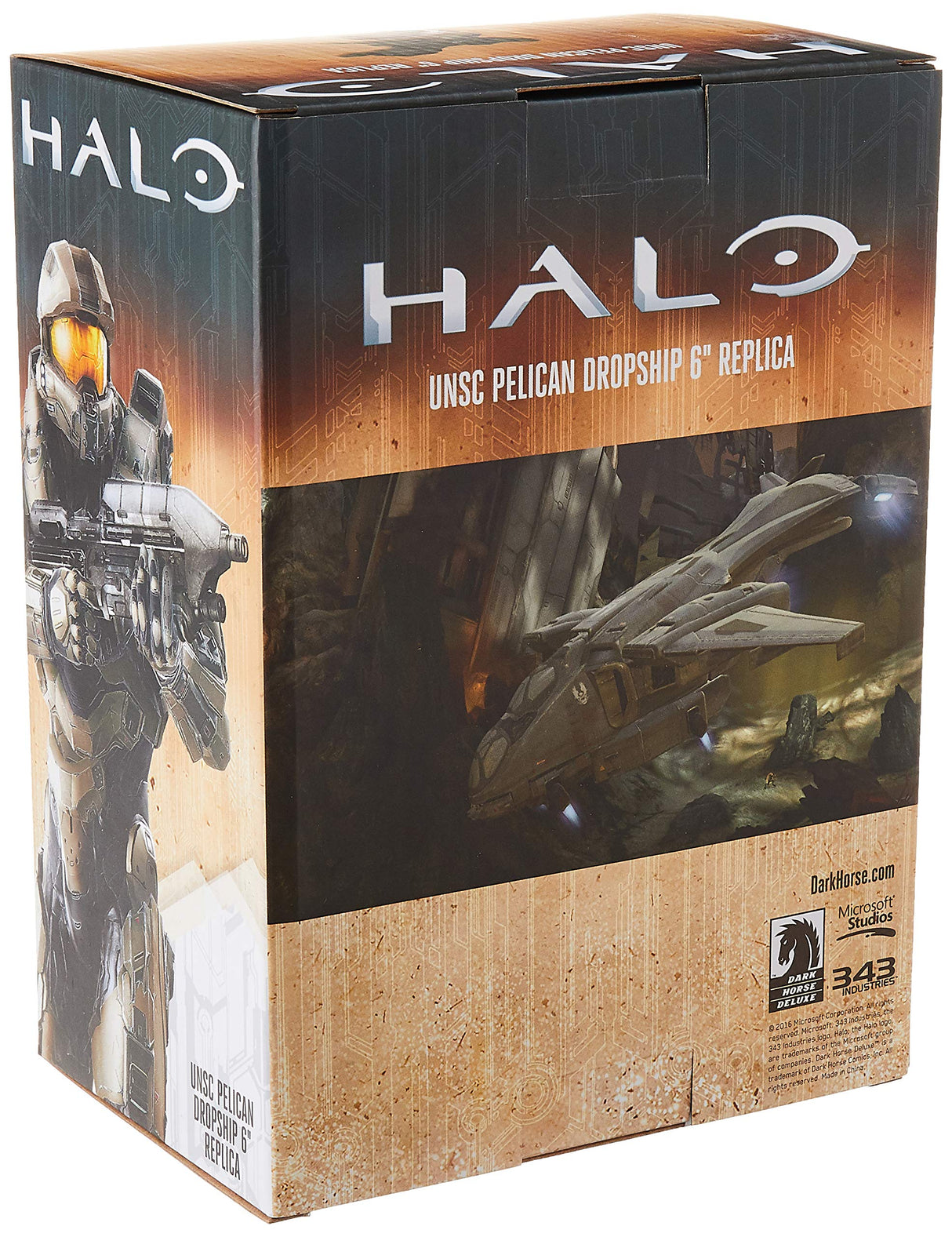 Halo Dark Horse Deluxe UNSC Pelican Dropship 6" Ship Replica Figure
