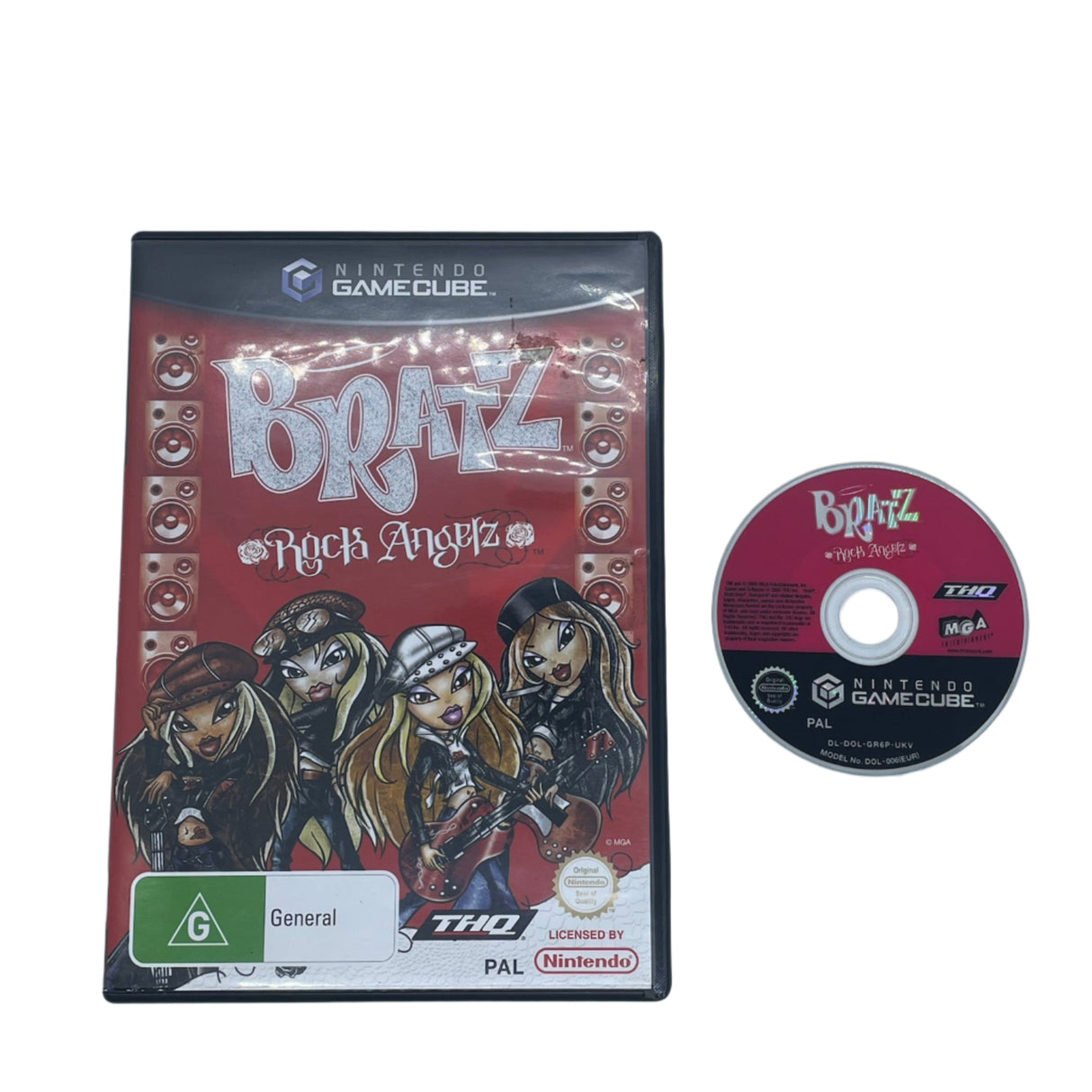 Bratz Rock Angelz Nintendo Gamecube Game PAL