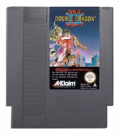 Double Dragon II: The Revenge Nintendo Entertainment System NES Game Cartridge PAL