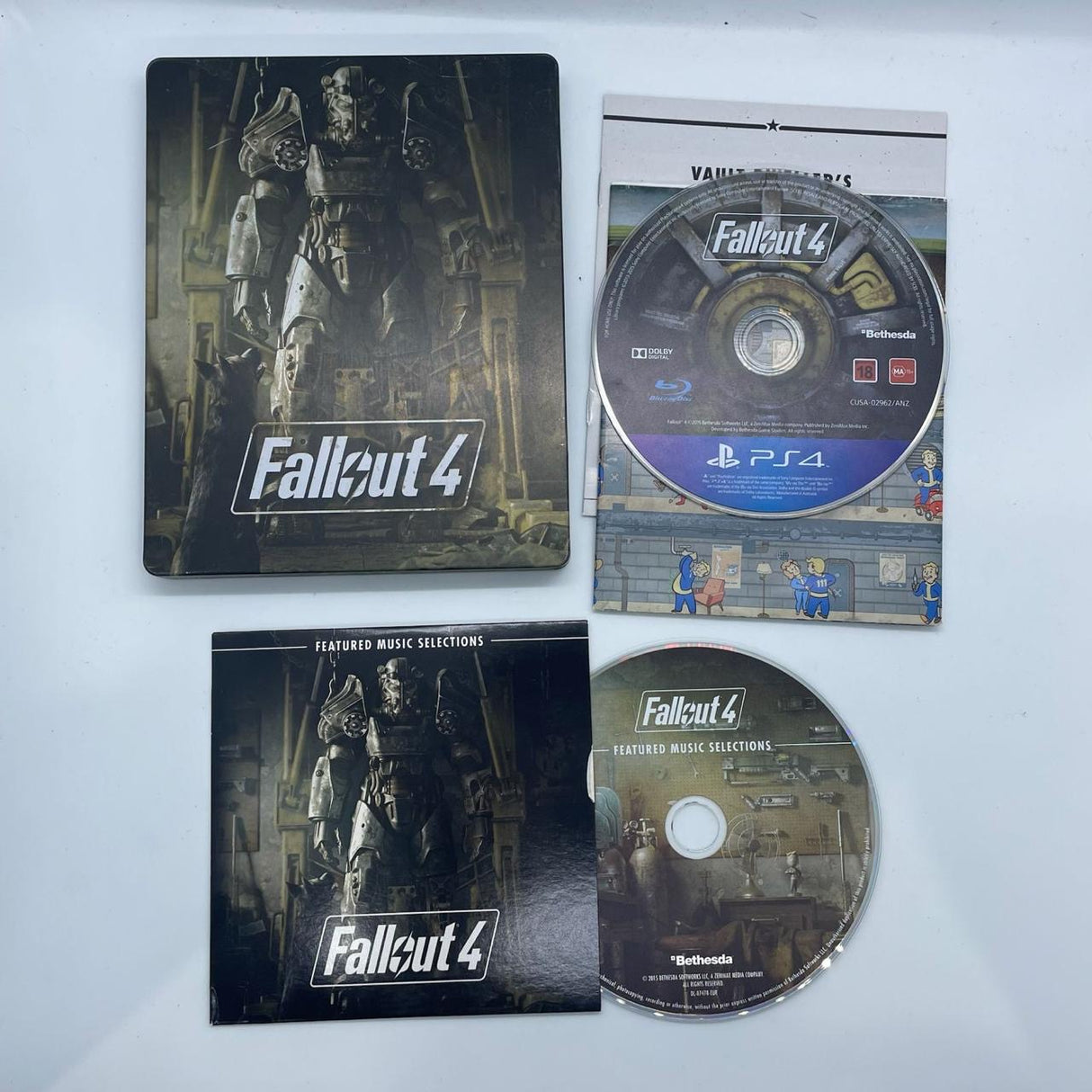 Fallout 4 Steelbook Edition PS4 Playstation 4 Game + Manual PAL