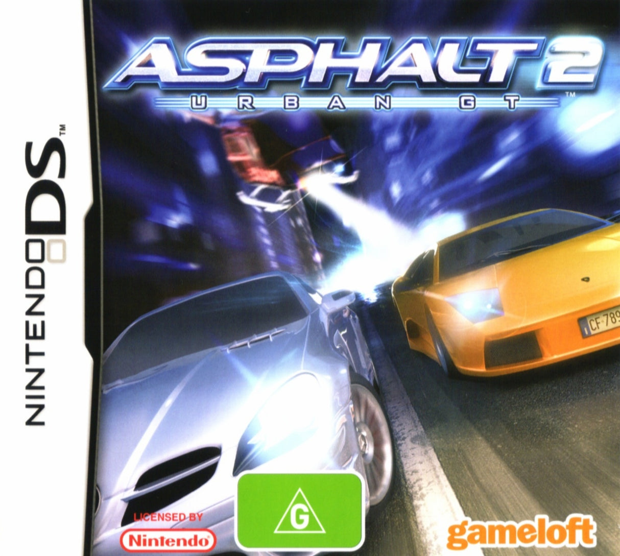 Asphalt: Urban GT 2 Nintendo DS NDS Game PAL