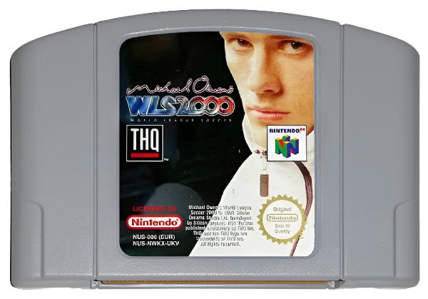Michael Owen's World League Soccer 2000 Nintendo 64 N64 Game Cartridge PAL