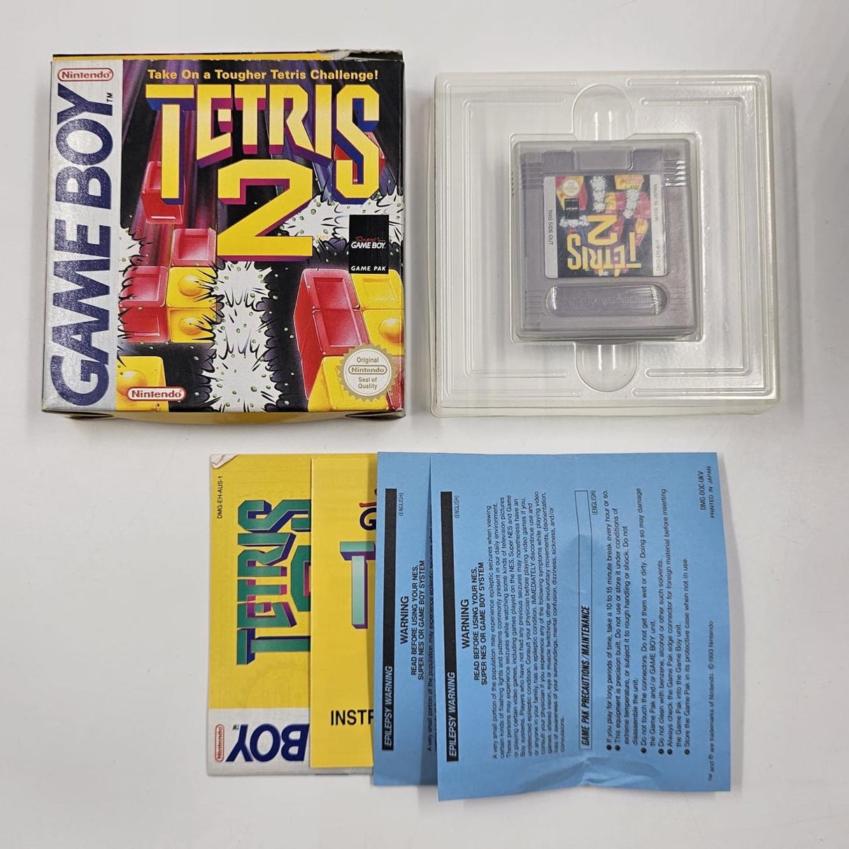 Tetris 2 Nintendo Gameboy Original Game Boxed Complete