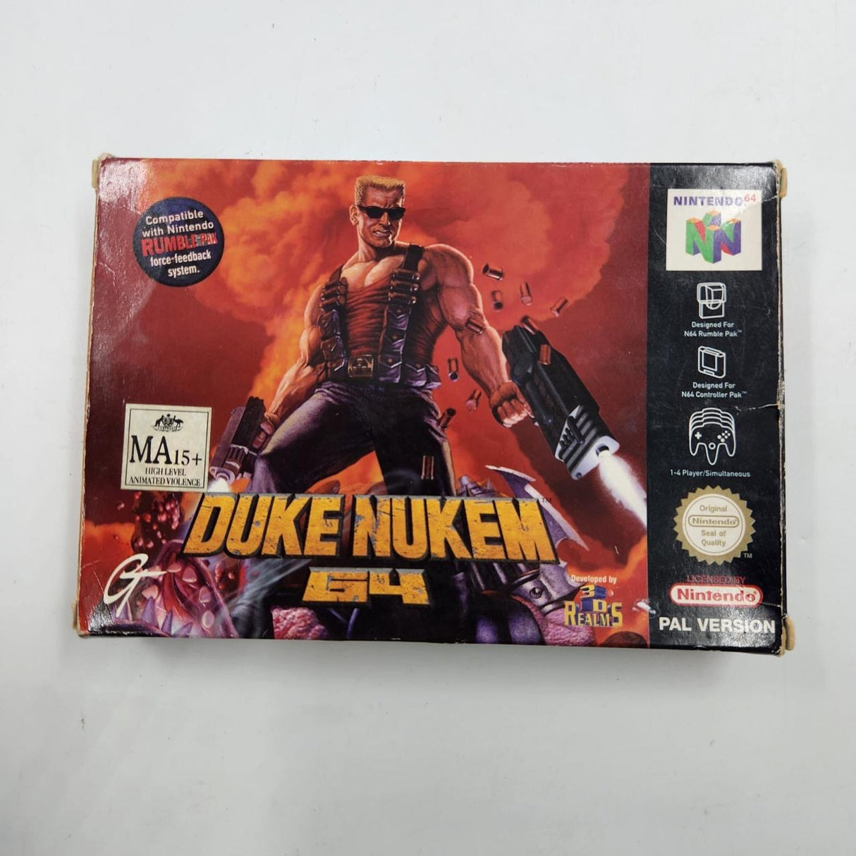 Duke Nukem Nintendo 64 N64 Game Boxed PAL