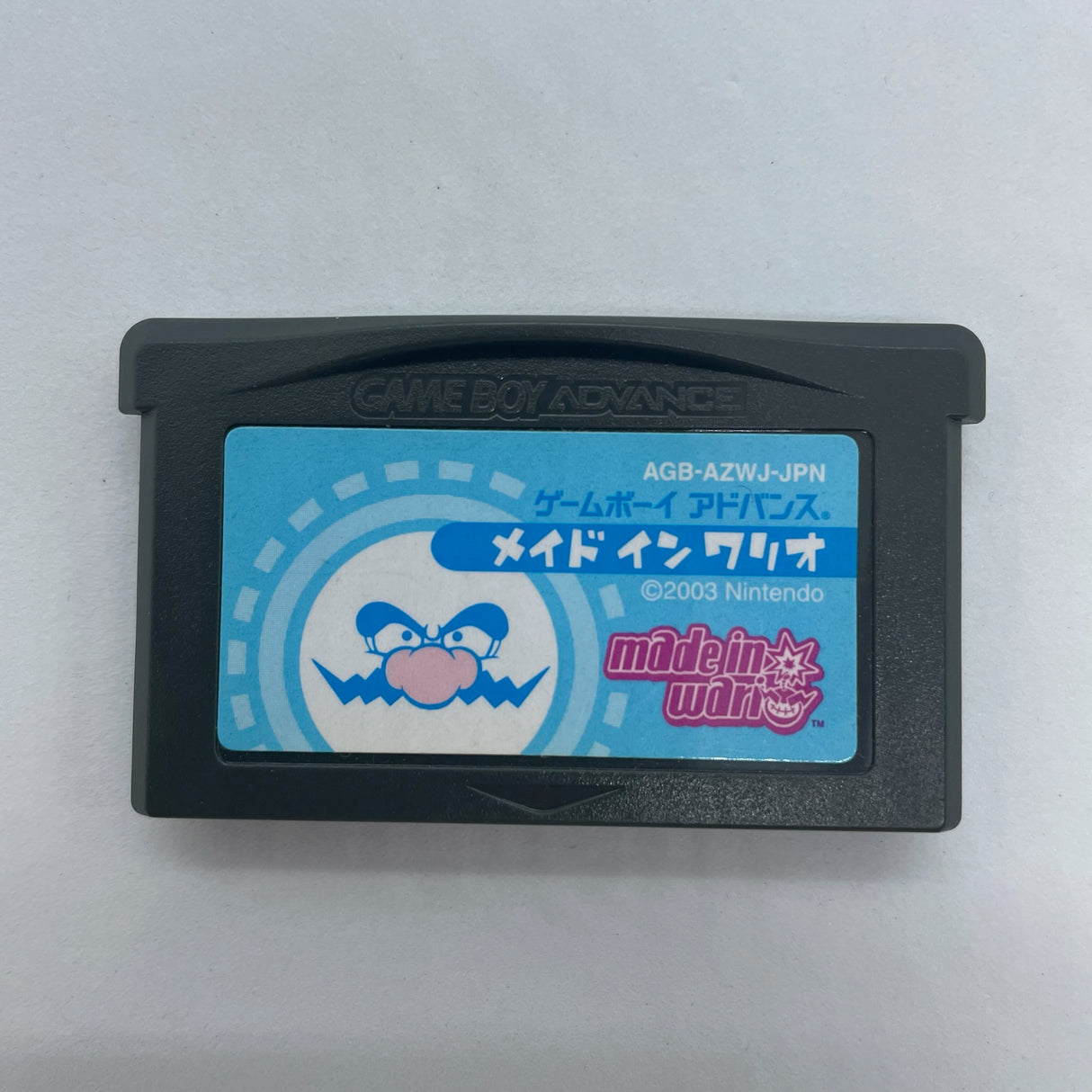Wario Ware Made in Wario Nintendo Gameboy Advance GBA Game Cartridge NTSC-J