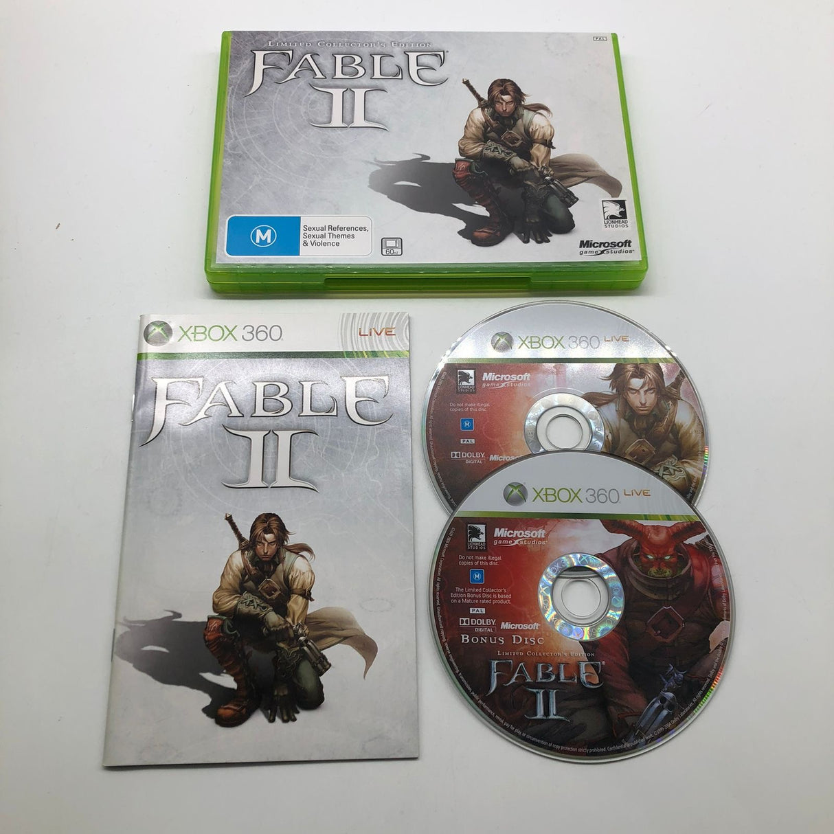 Fable 2 Limited Collectors Edition Xbox 360 Game + Manual PAL