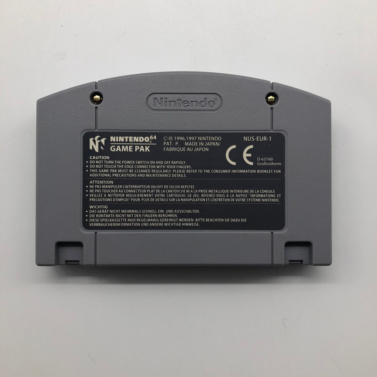 Golden Eye 007 Nintendo 64 N64 Game Cartridge PAL