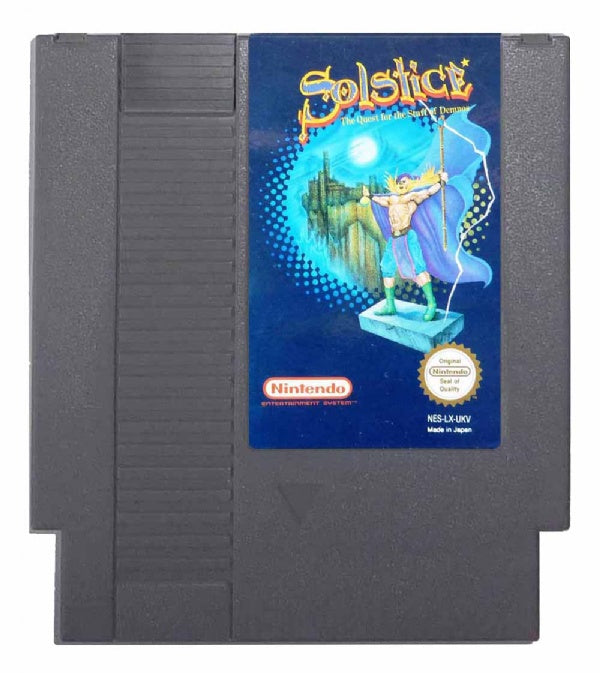 Solstice: The Quest for the Staff of Demnos Nintendo Entertainment System NES Game Cartridge PAL