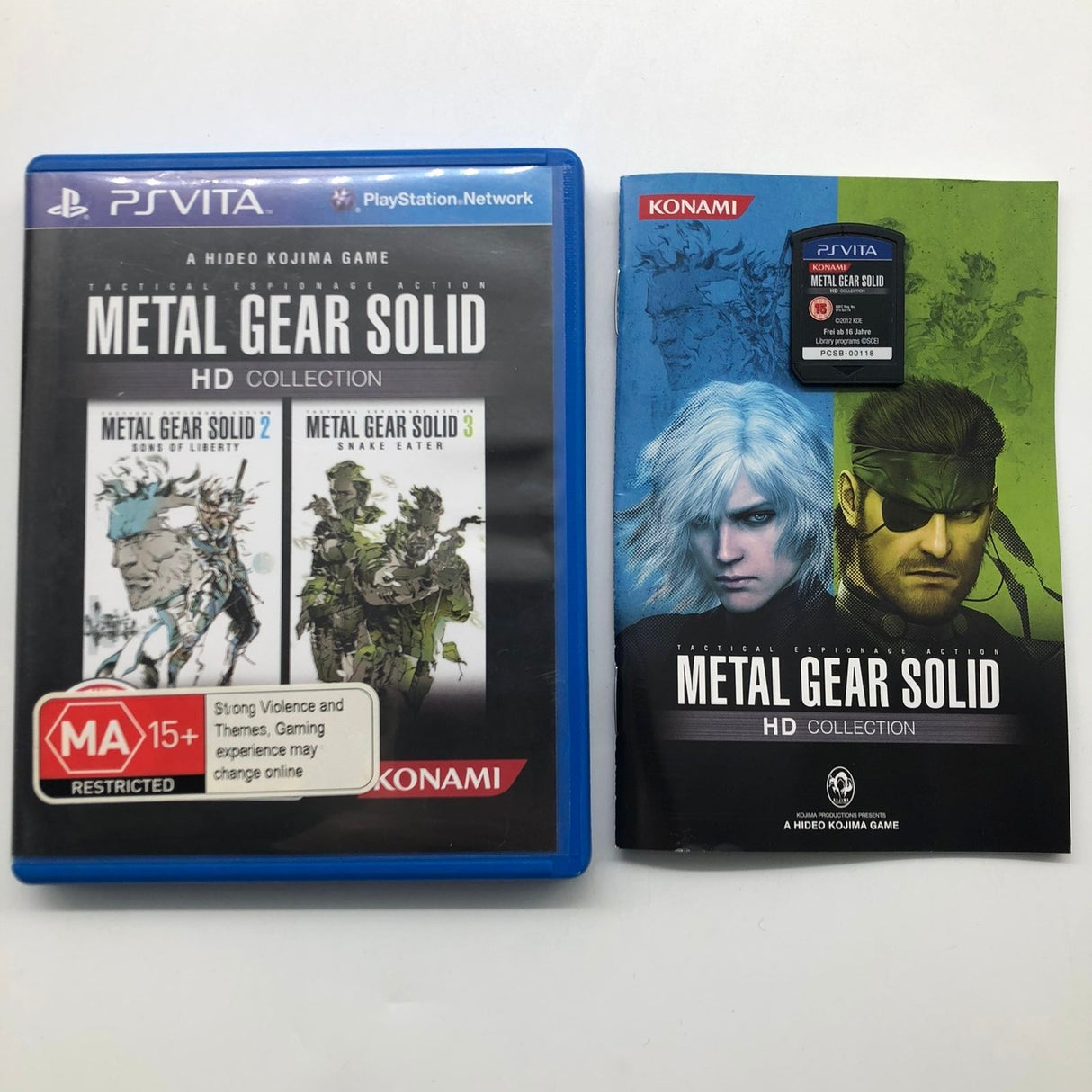 Metal Gear Solid HD Collection PS Vita Playstation Game + Manual